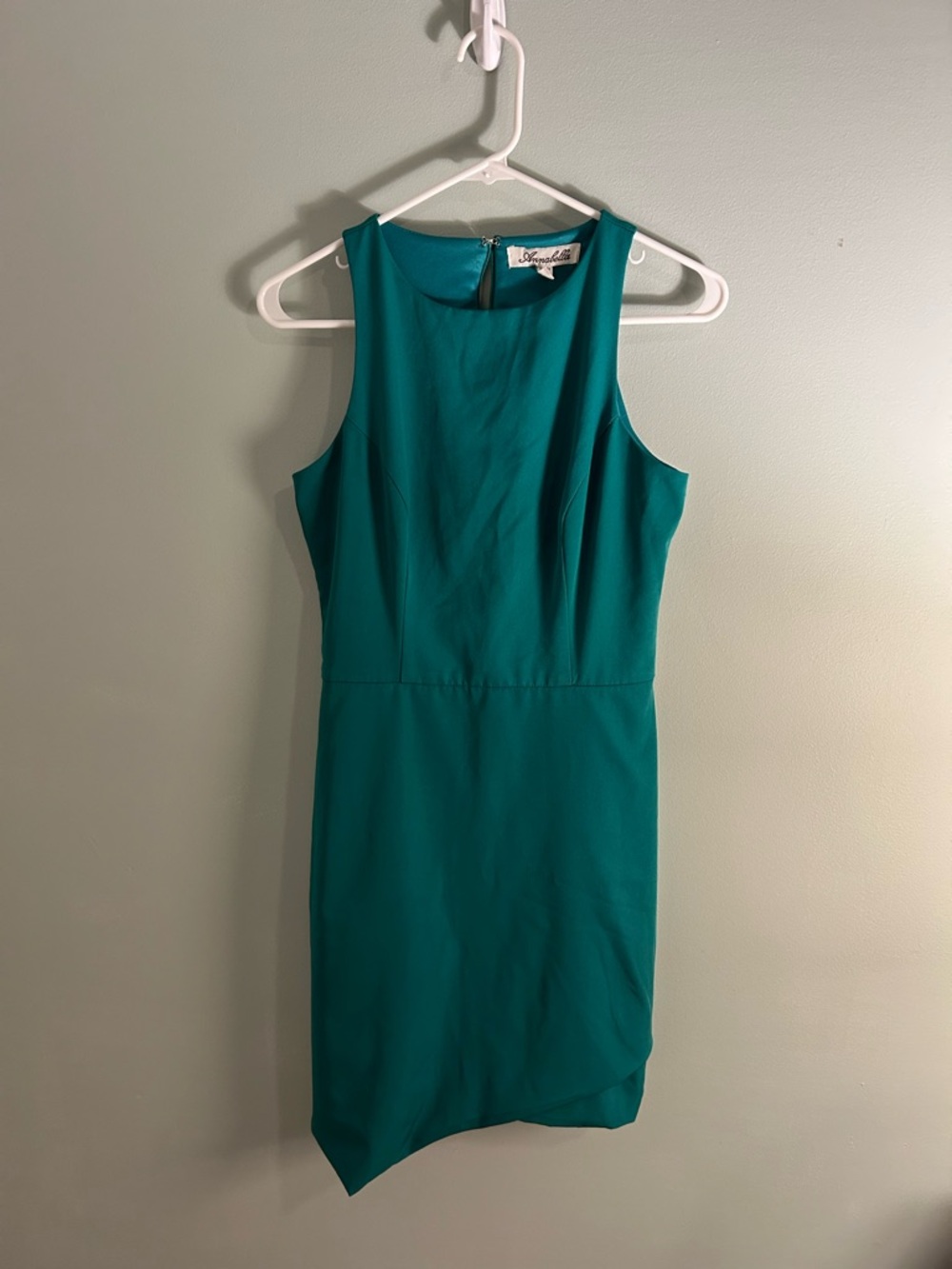 Annabella Teal Midi Sheath Dress
